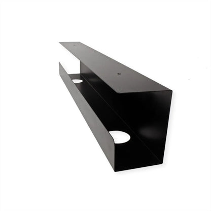 Metalowy organizer kabli pod biurko czarny mat