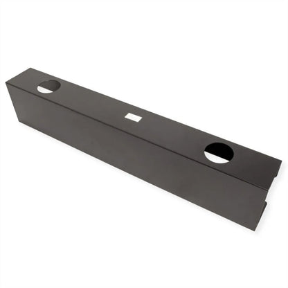 Metalowy organizer kabli pod biurko czarny mat